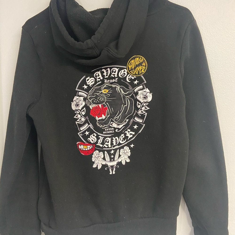 Tiger Black Hoodie